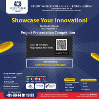 Project Presentation 2024 Technical Event Poster